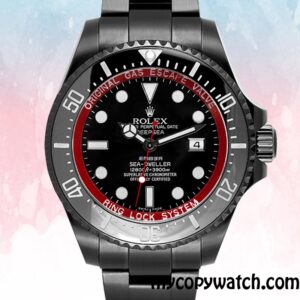 Copy Rolex Deepsea Men's Rolex Calibre 2836/2813 116600 Black Dial Around 15mm
