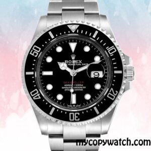 Copy Rolex Sea-Dweller Rolex Calibre 2836 Men's M126600-0002 Hands and Markers